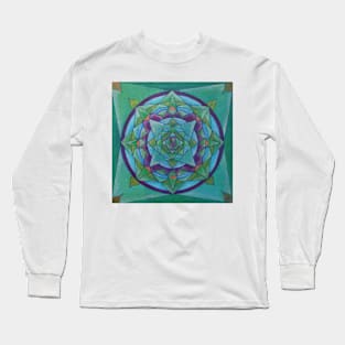 Follow your heart free-hand mandala Long Sleeve T-Shirt